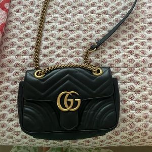 GG Marmont small matelassé shoulder bag